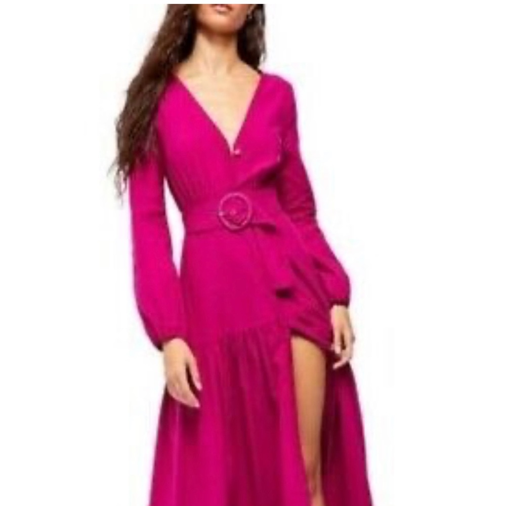 Free People Myrtle Magenta Kendra Dress, NWT